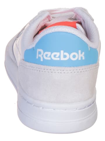 Reebok Leder-Sneakers "Court Peak" in Grau/ Weiß/ Hellblau