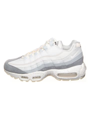 Nike Leder-Sneakers "Air Max 95 Qs" in Weiß/ Grau