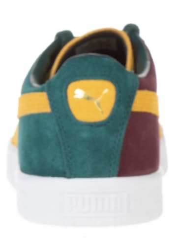 Puma Leder-Sneakers "VTG Teams" in Lila/ Grün