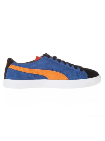 Puma Leren sneakers "VTG Teams" zwart/blauw