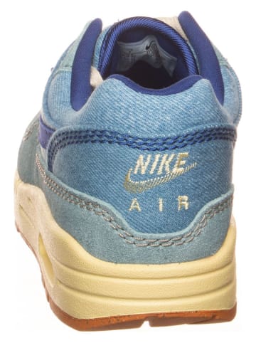 Nike Skórzane sneakersy "Air Max 1" w kolorze błękitnym