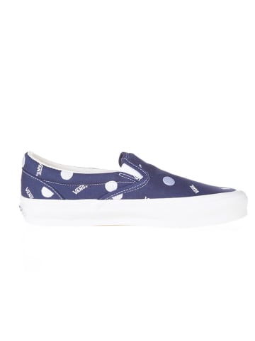 Vans Slipper in Blau/ Weiß