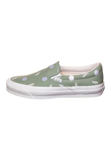 Vans Instappers wit/kaki