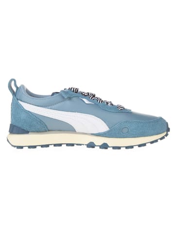 Puma Sneakersy "AMI Rider FV" w kolorze niebiesko-białym