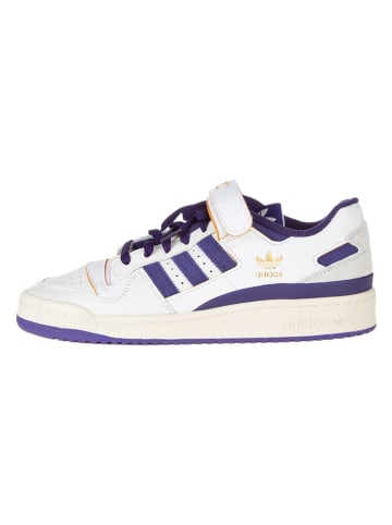 adidas Skórzane sneakersy "Forum 84" w kolorze biało-fioletowym