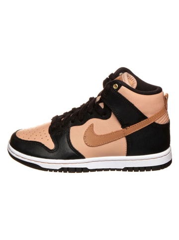 Nike Sneakers "Dunk High Premium" in Beige/ Schwarz