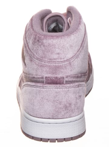 Air Jordan Leren sneakers "1 Mid Velvet'' paars