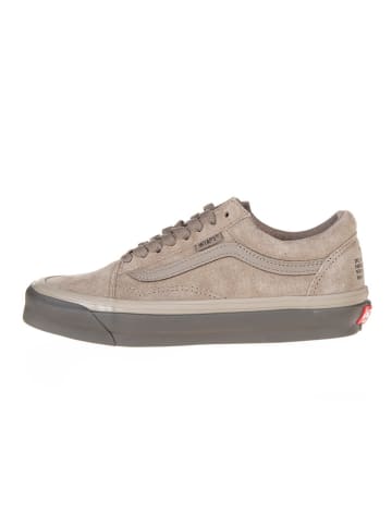 Vans Leder-Sneakers in Hellbraun