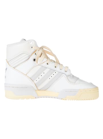 adidas Leder-Sneakers "Rivalry Hi" in Weiß