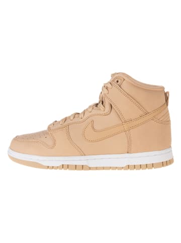 Nike Skórzane sneakersy "Dunk High Premium" w kolorze jasnobrązowym