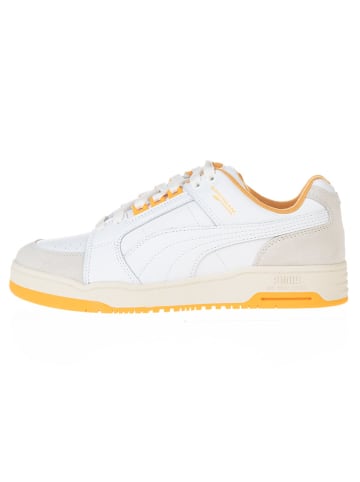 Puma Leren sneakers "Slipstream Lo Retro" wit/crème/geel