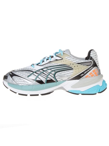 Puma Sneakers "Velophasis Phased" in Silber/ Schwarz/ Hellblau