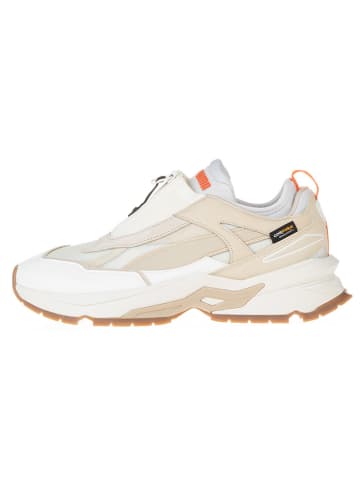 Puma Sneakersy "Nano Shield" w kolorze biało-beżowo-pomarańczowym