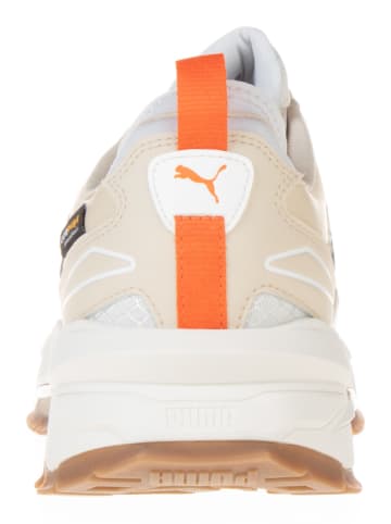 Puma Sneakers "Nano Shield" in Weiß/ Beige/ Orange