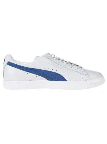 Puma Leren sneakers "Clyde SOHO" wit/blauw