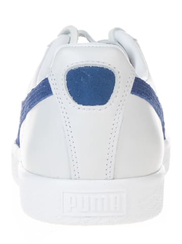 Puma Leren sneakers "Clyde SOHO" wit/blauw