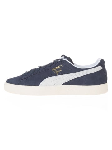 Puma Leren sneakers "Clyde OG" donkerblauw/crème
