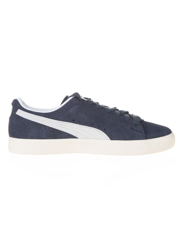 Puma Leren sneakers "Clyde OG" donkerblauw/crème