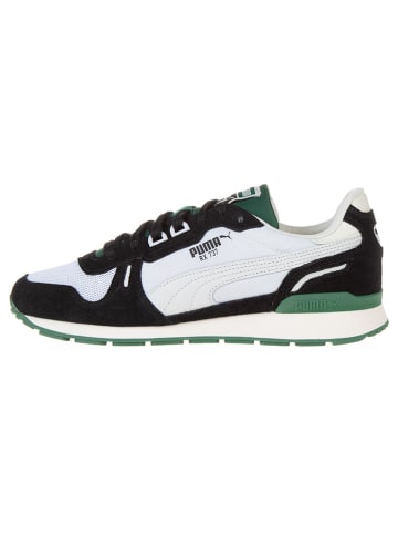 Puma Leder-Sneakers "RX 737" in Weiß/ Schwarz/ Grün