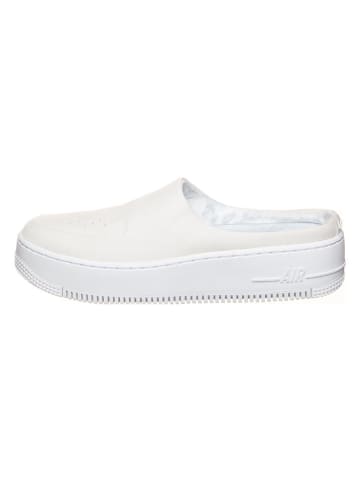 Nike Leder-Clogs "AF1 Lover XX" in Weiß