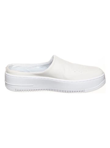 Nike Leder-Clogs "AF1 Lover XX" in Weiß
