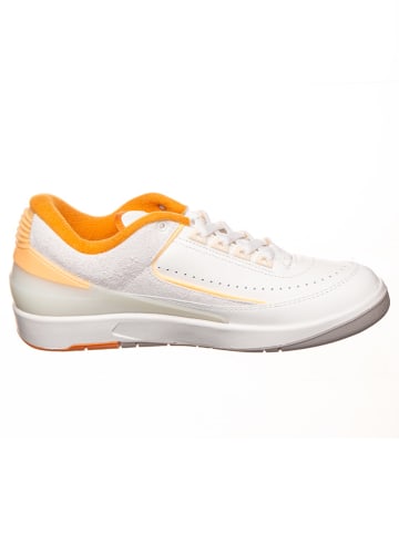 Air Jordan Skórzane sneakersy "2 Retro Low" w kolorze biało-pomarańczowym