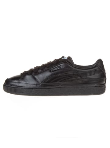 Puma Leder-Sneakers "Rhuigi" in Schwarz