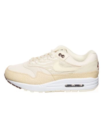 Nike Leder-Sneakers "Air Max 1 '87" in Creme/ Beige