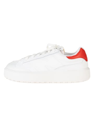New Balance Leder-Sneakers "CT302LH" in Weiß/ Rot