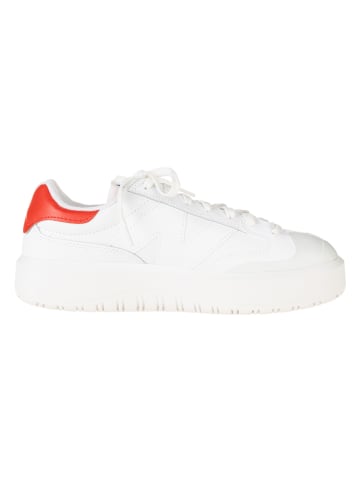 New Balance Leder-Sneakers "CT302LH" in Weiß/ Rot