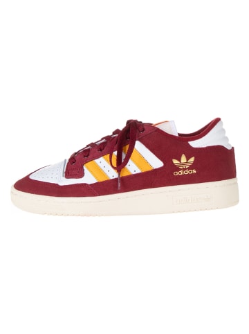 adidas Leder-Sneakers "Centennial 85" in Bordeaux/ Weiß/ Gelb