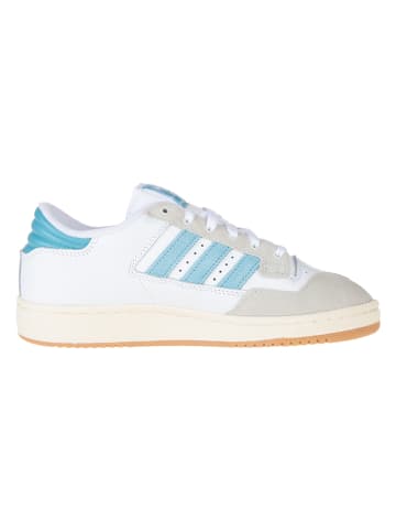 adidas Leder-Sneakers "Centennial 85" in Weiß/ Blau/ Beige