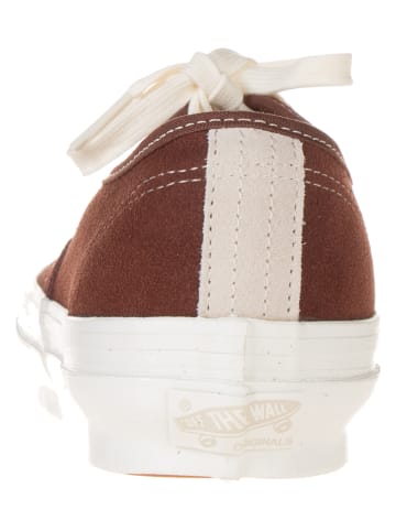 Vans Skórzane sneakersy "Vault Authentic" w kolorze brązowym