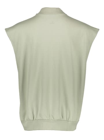 adidas Top dresowy w kolorze zielonym