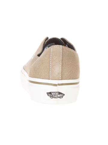 Vans Leder-Sneakers in Beige