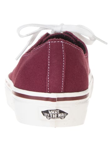 Vans Leder-Sneakers "Authentic One Piece DX" in Bordeaux