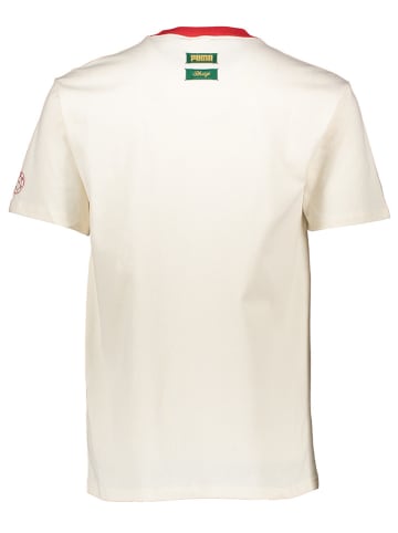 Puma Shirt "Rhuigi Graphic" crème/rood