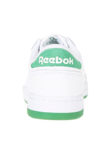 Reebok Leder-Sneakers in Weiß/ Grün