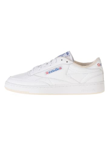 Reebok Leder-Sneakers "Club C 85" in Weiß