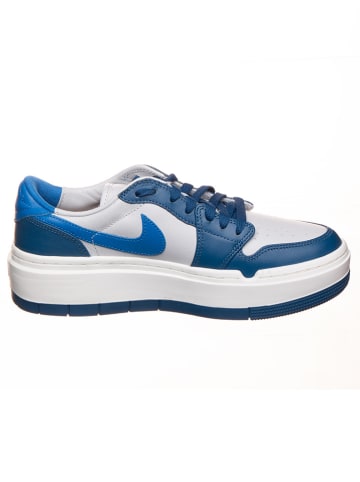 Air Jordan Leder-Sneaker ''1 Elevate Low'' in Weiß/ Blau
