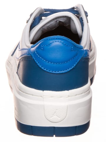Air Jordan Leder-Sneaker ''1 Elevate Low'' in Weiß/ Blau