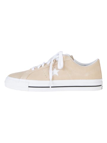 Converse Leder-Sneakers "One Star Pro" in Beige