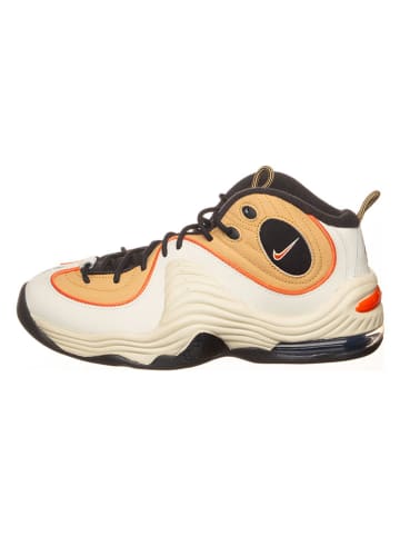 Nike Leren sneakers "Air Penny II" crème/zwart/oranje
