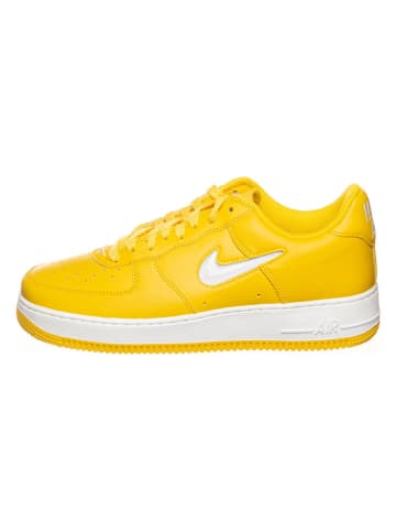 Nike Leren sneakers "Air Force 1 Low Retro" geel