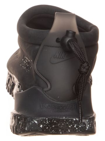 Nike Leder-Slipper "Nike X Undercover Moc Flow" in Schwarz
