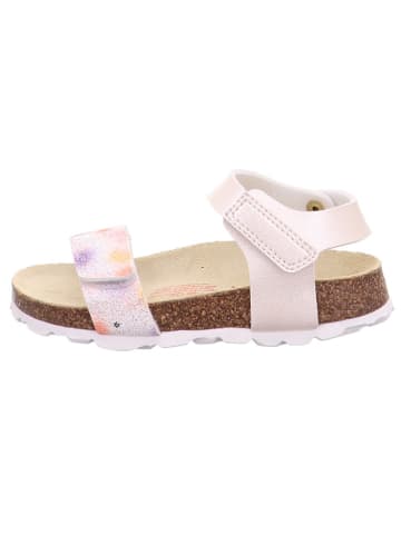 superfit Leder-Sandalen in Rosa