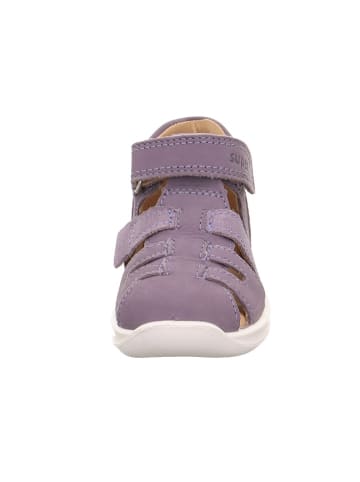 superfit Leder-Halbsandalen in Lila