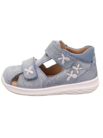 superfit Leder-Halbsandalen in Hellblau
