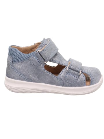 superfit Leder-Halbsandalen in Hellblau