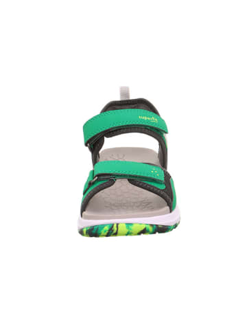 superfit Leder-Sandalen in Grün